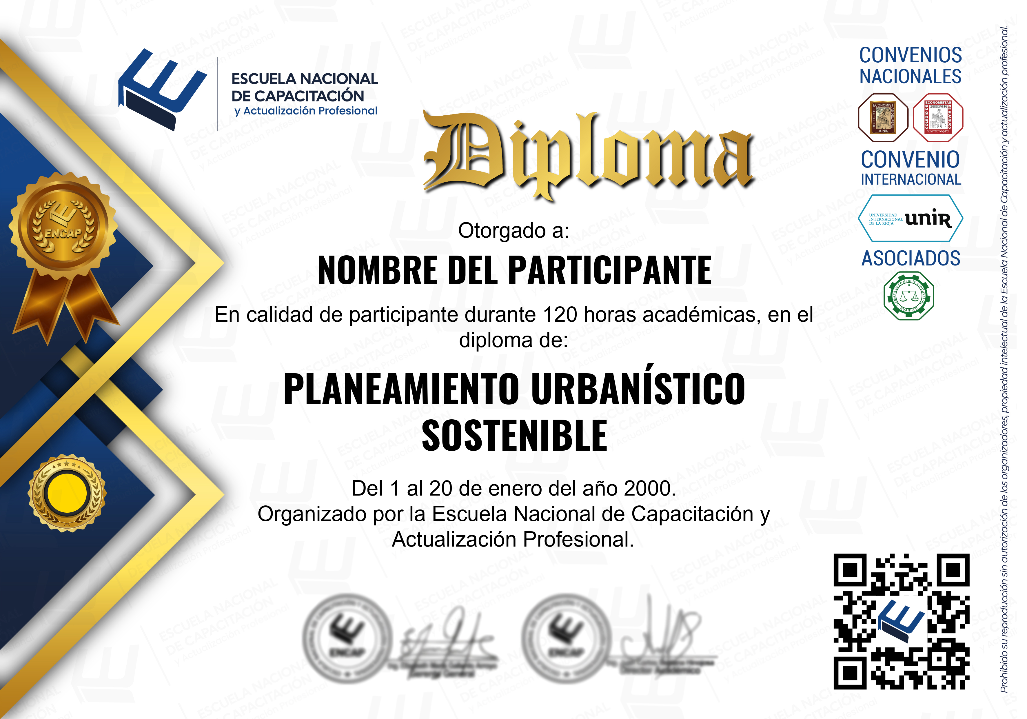Certificado Especialización
