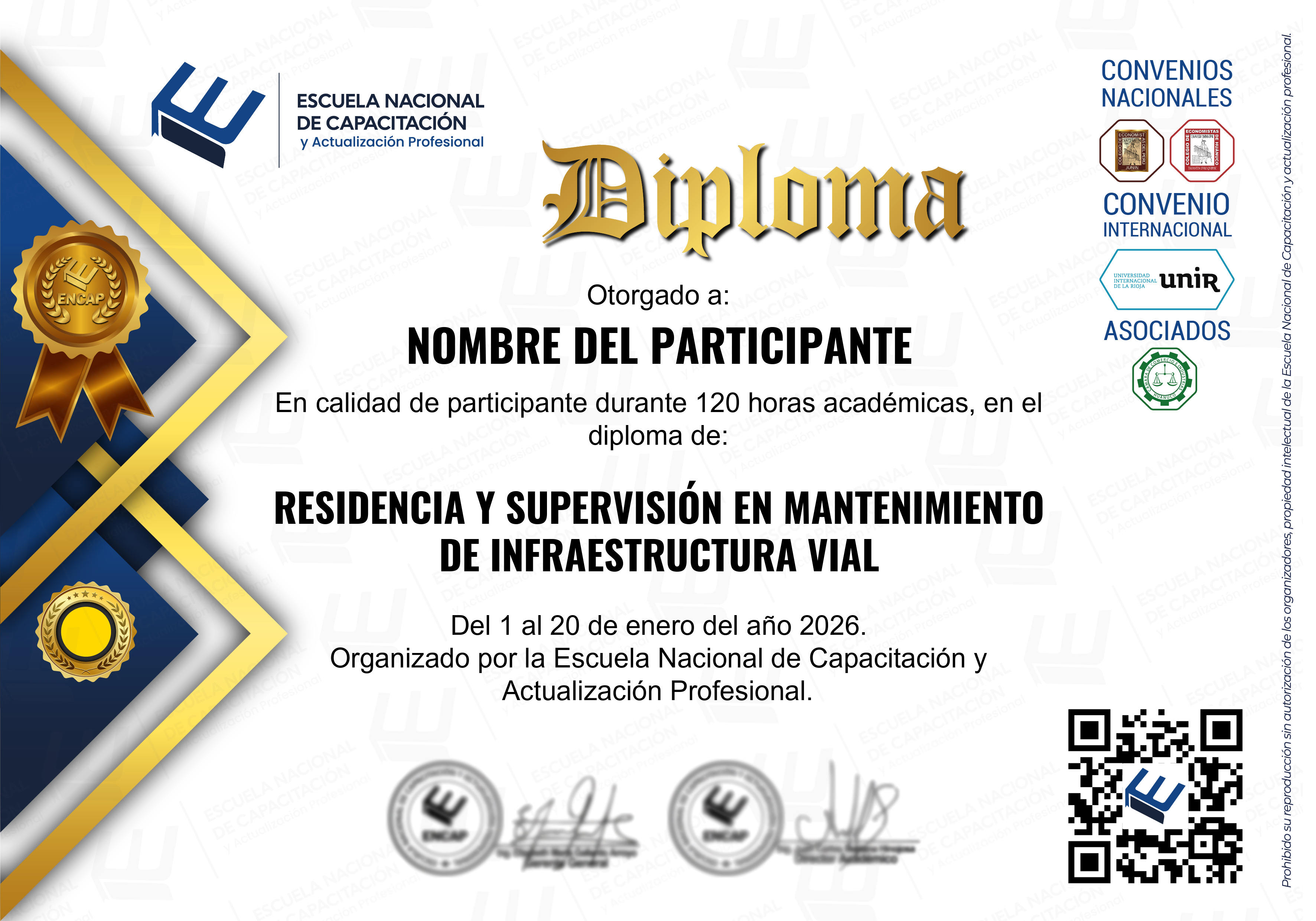 Certificado Especialización