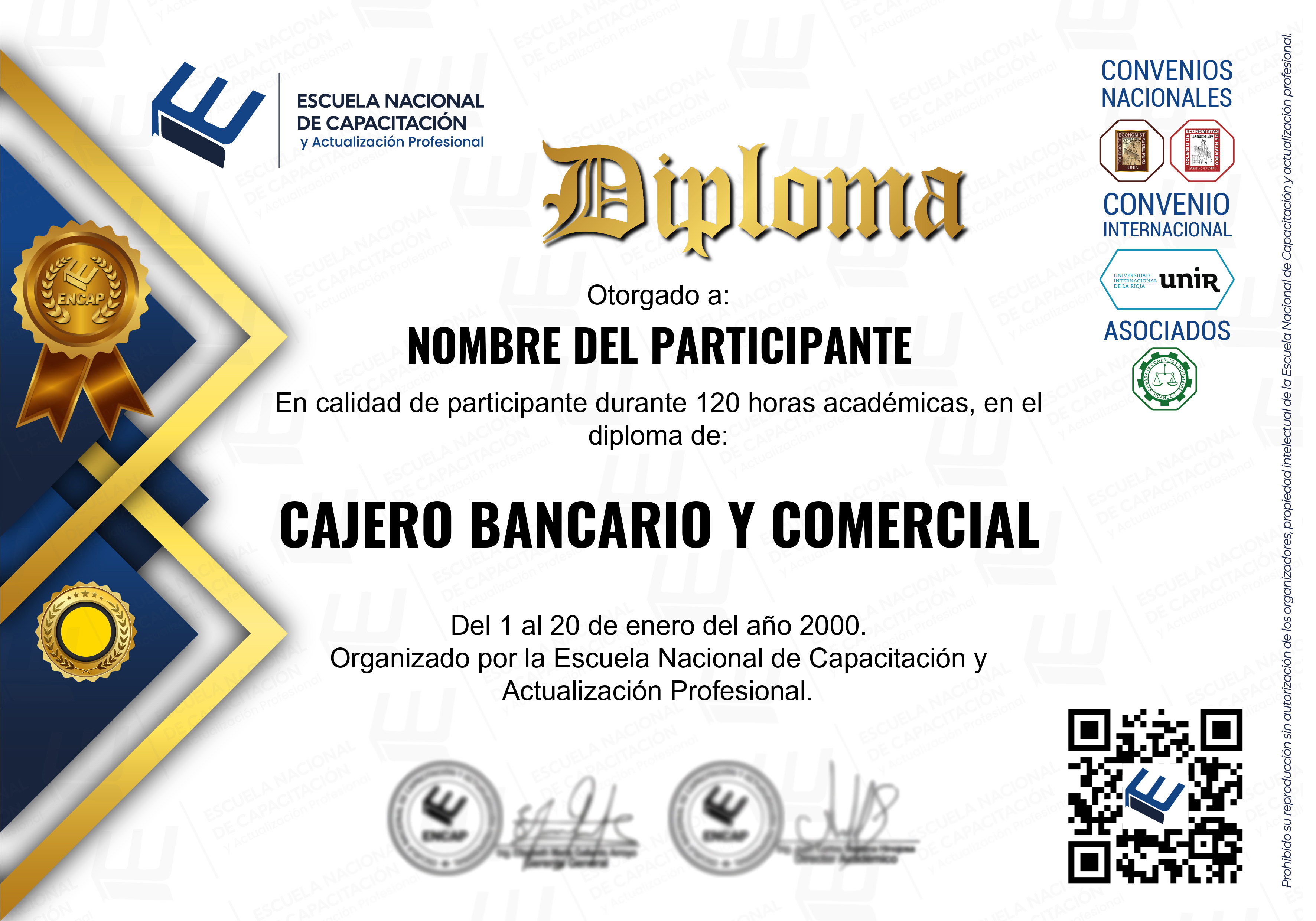 Certificado Especialización