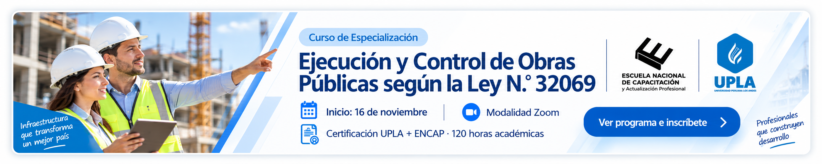 Curso Ejecución y Control de Obras Públicas